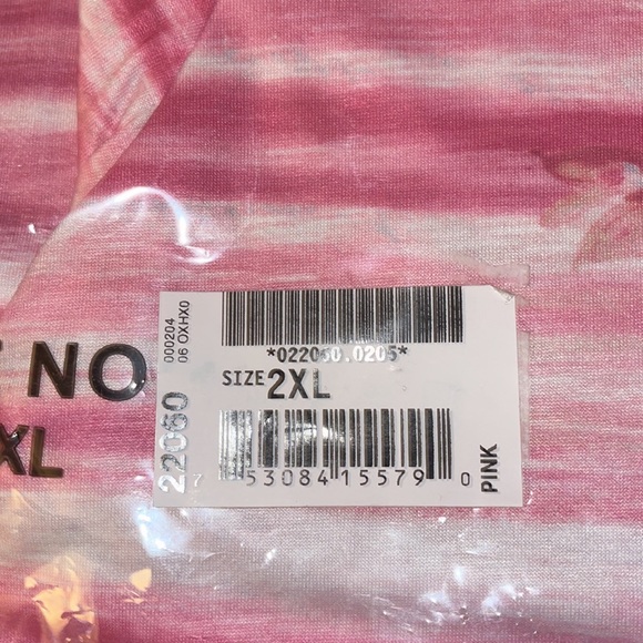 Silvert’s Assisted Dressing Open Back Pink Beaded Top (400) - Picture 2 of 3